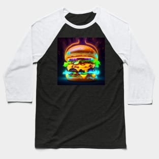 Burger Baseball T-Shirt